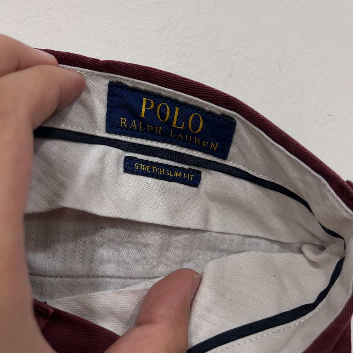폴로 랄프로렌 스트레치 슬림핏 코튼 치노팬츠 상품이미지3
