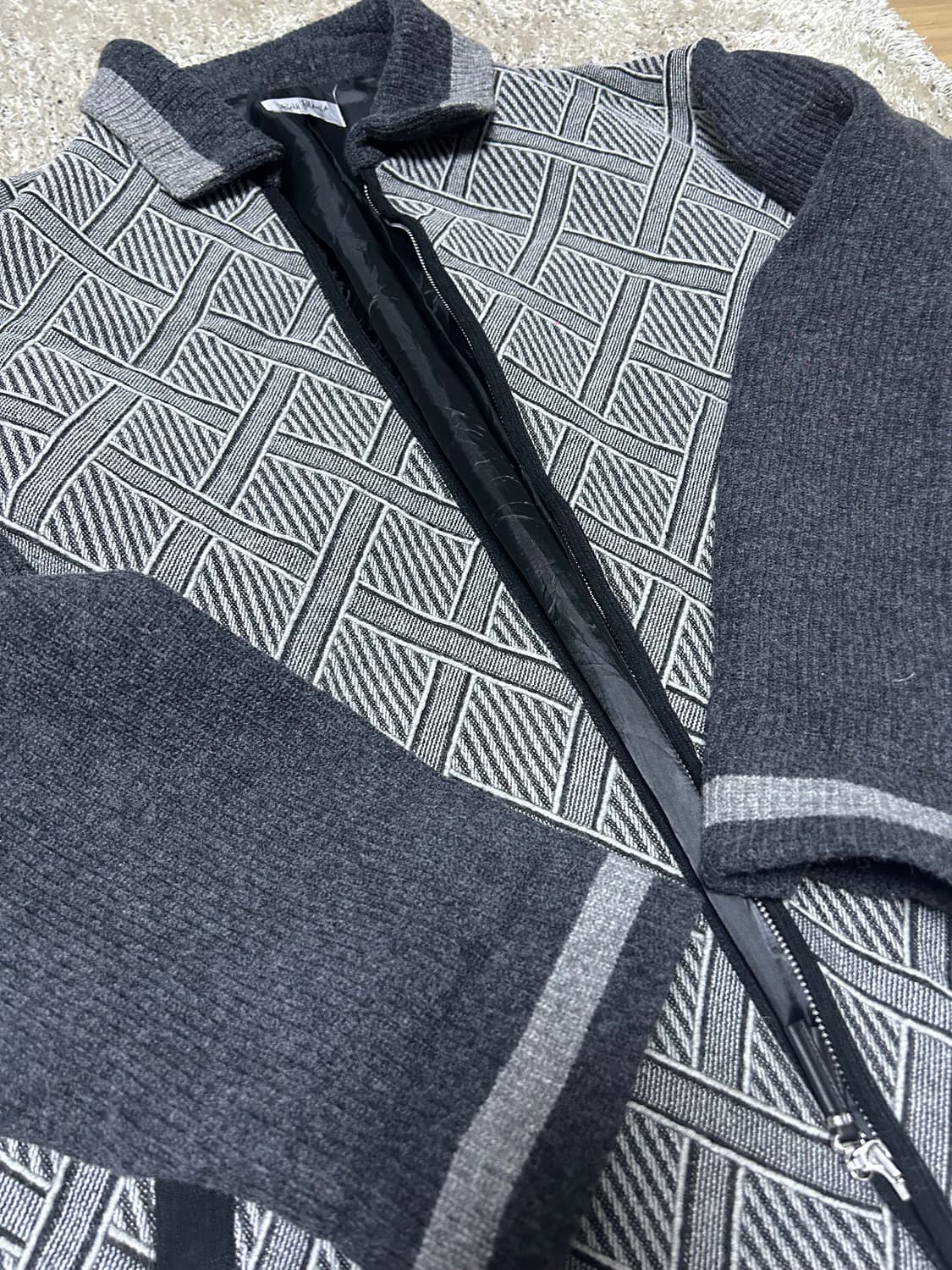 일제 니트 집업 사이즈 110 상품이미지2