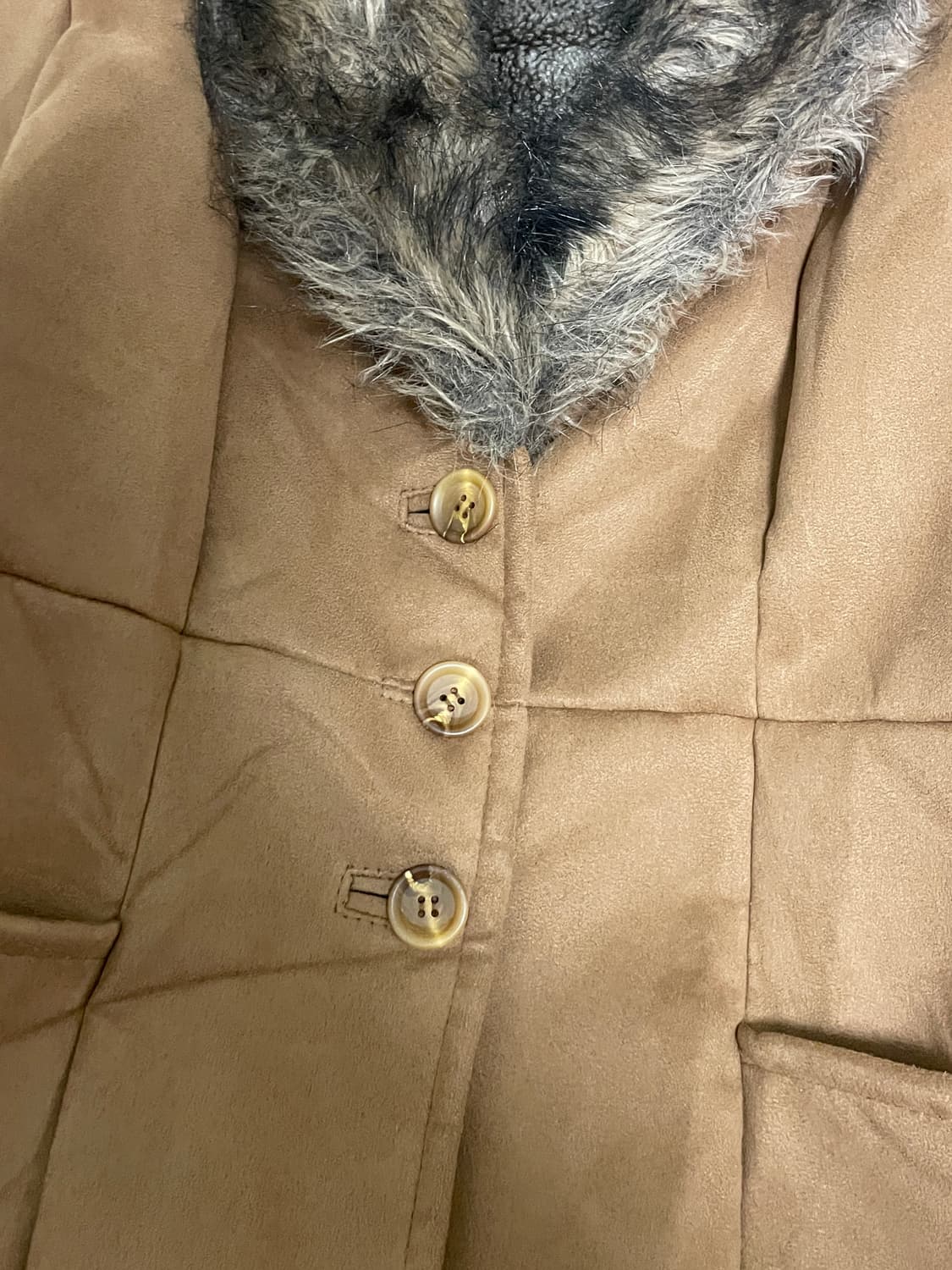 ALPHABET CLUB 퍼 카라 시어링 자켓 J03291 상품이미지2