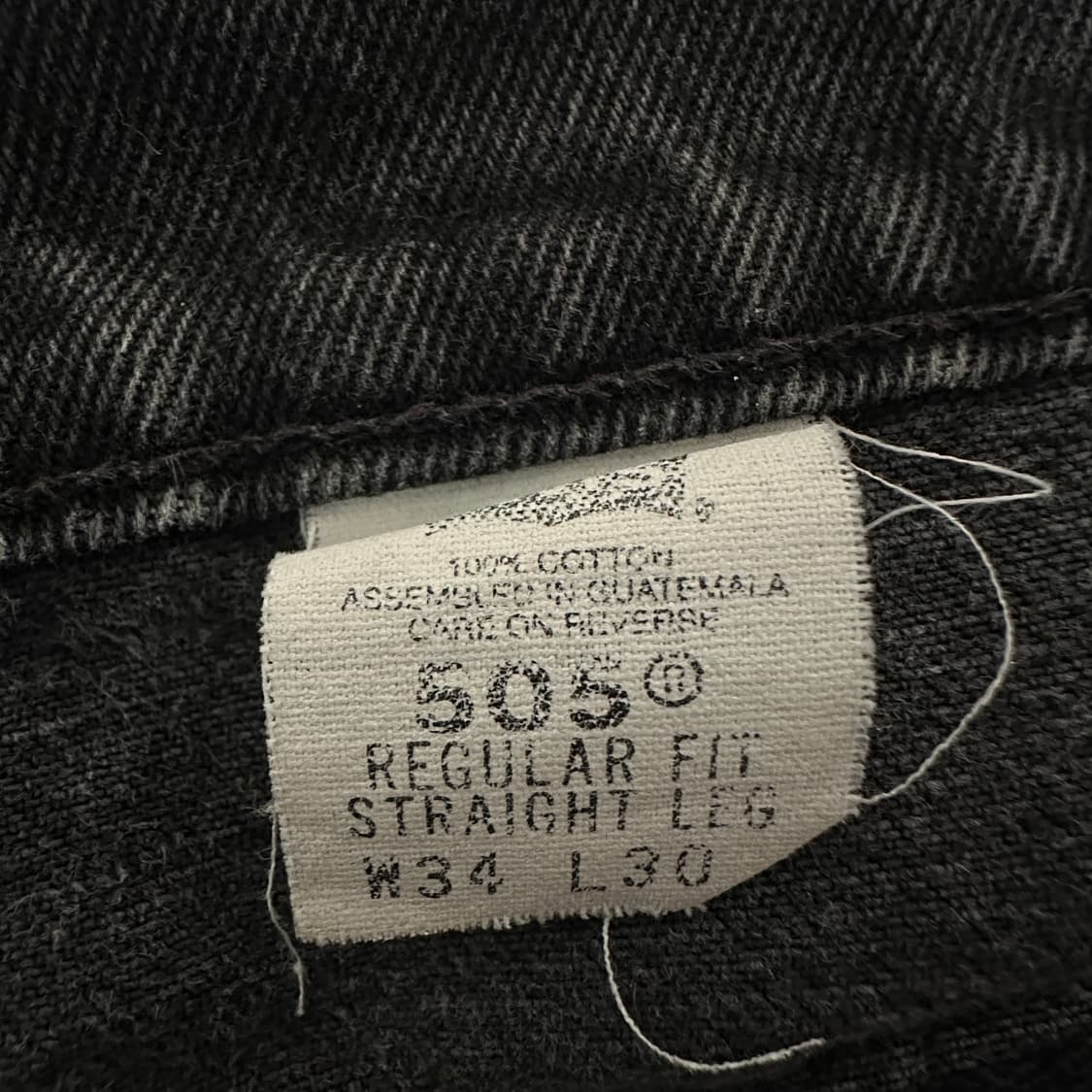 LEVI'S 505 90's orangetab black jeans 상품이미지6