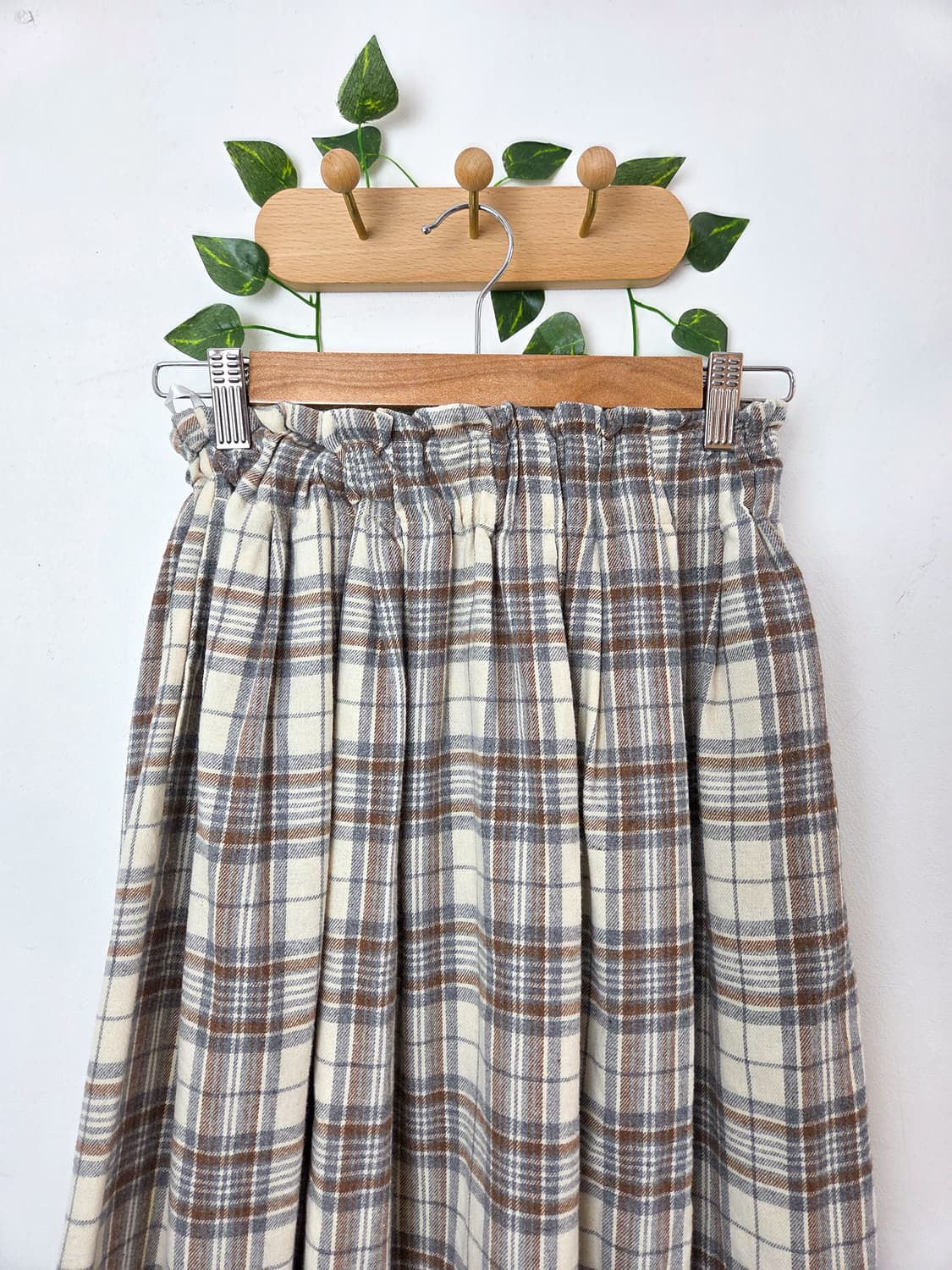 sm2 체크 롱스커트 상품이미지2