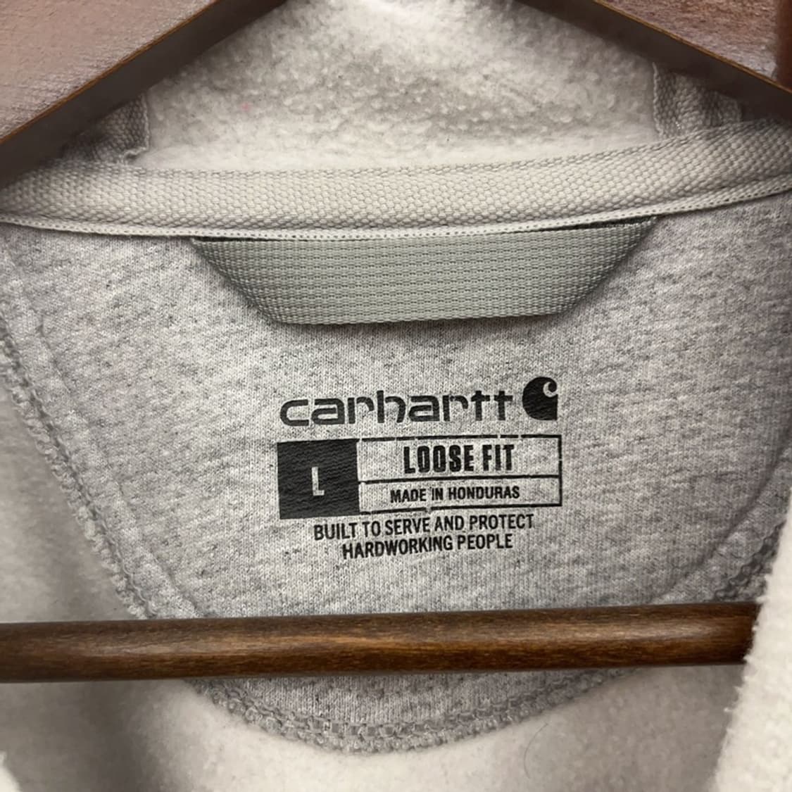 칼하트 빈티지 모던캐주얼 오버핏 기모 후드티 L C09585 상품이미지5