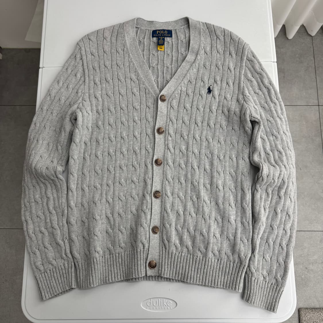 폴로 케이블 니트 가디건  상품이미지2