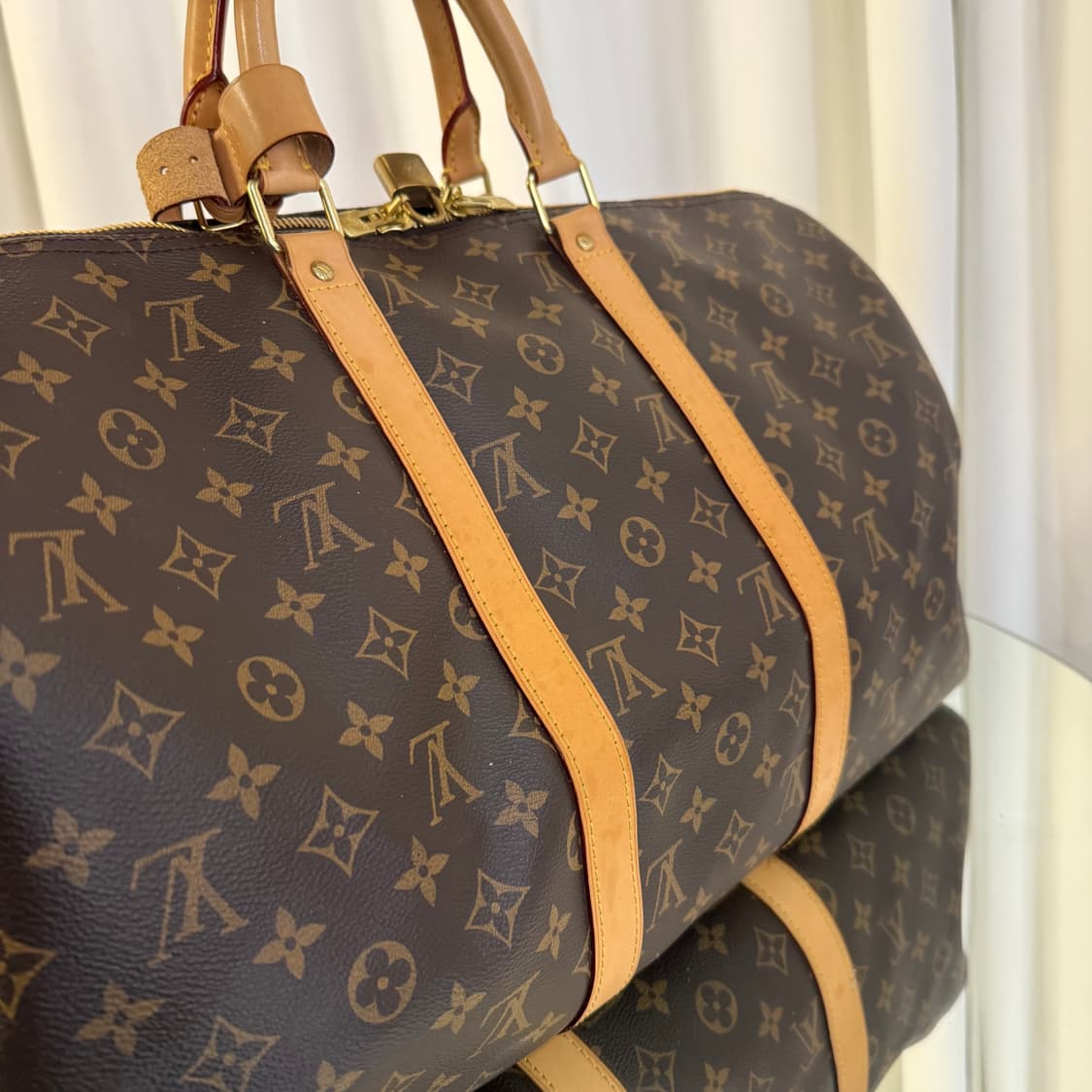 루이비통 모노그램 반둘리에 키폴 50사이즈 신형 상품이미지7