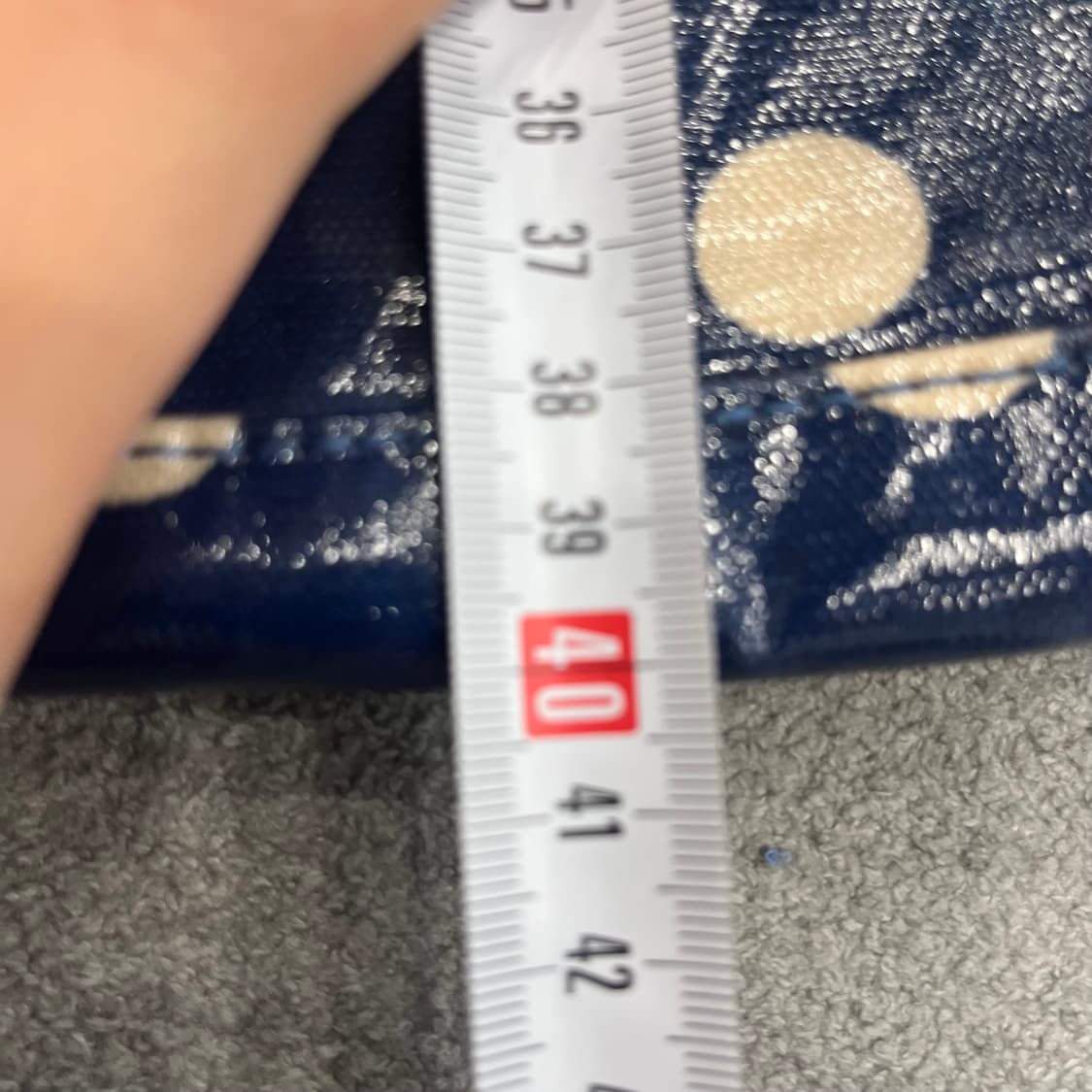 캐스키드슨 네이비 도트 토트백 상품이미지7