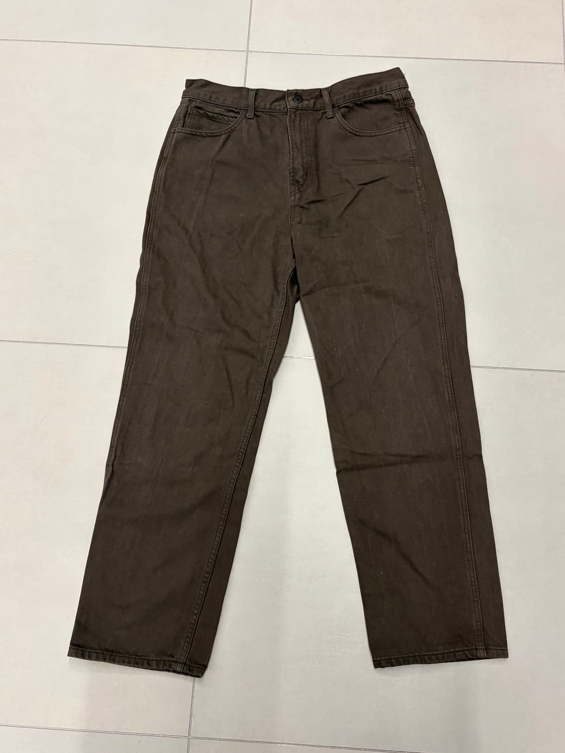 유니클로 브라운 팬츠 상품이미지1