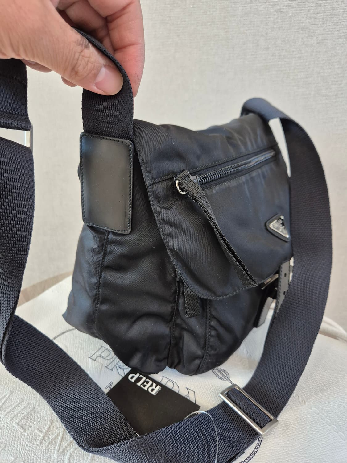 프라다 메신저백, 원포켓 크로스백 상품이미지5