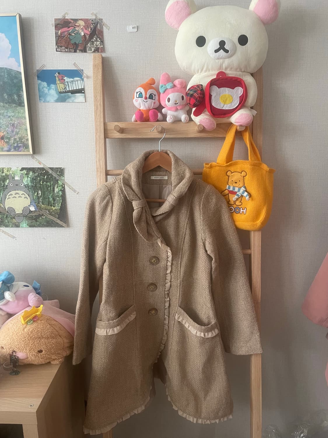 모리걸 빈티지 엑시즈팜 리본 레이스 코트🎀 상품이미지1