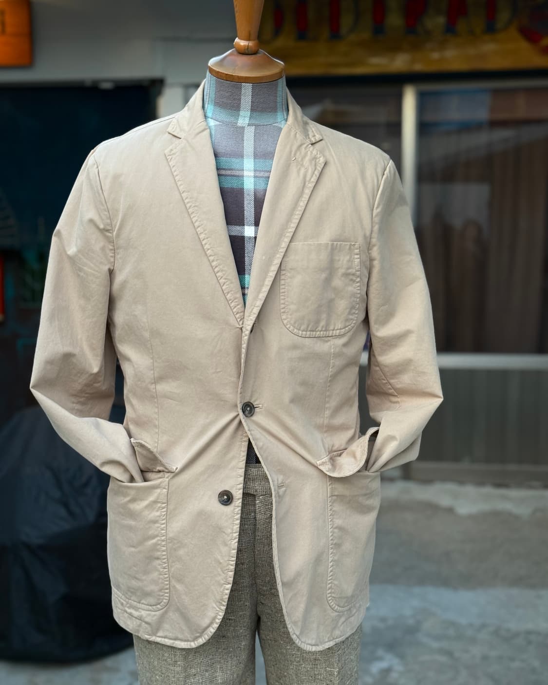 폴로 랄프로렌 치노 수트 자켓 38R 상품이미지7