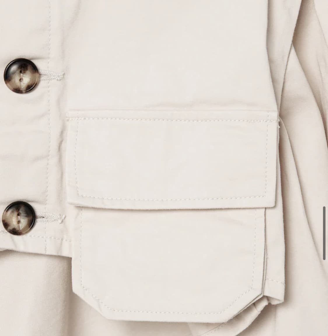 LEINWANDE Short Shirts Jacket - White 상품이미지7