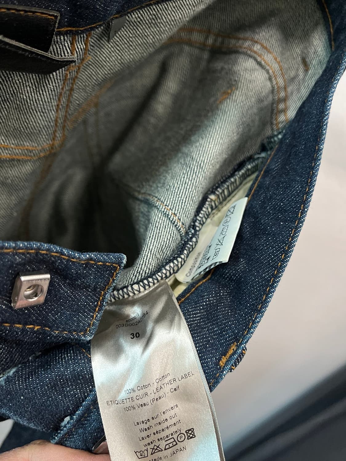 30) 디올옴므 진청바지  상품이미지8