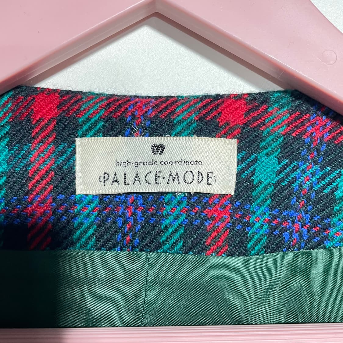 JPN PALACE MODE 울 체크 자켓 상품이미지4