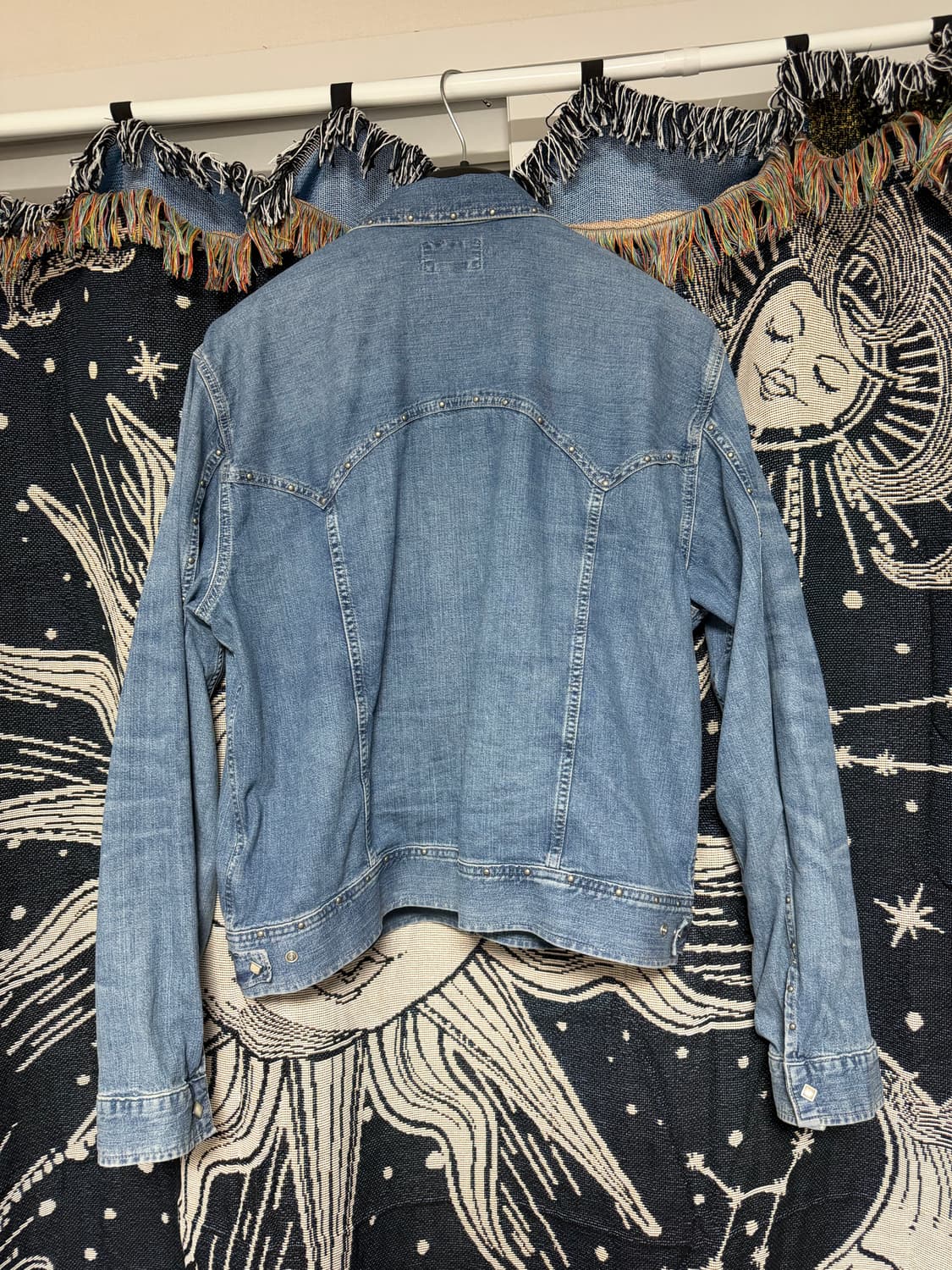 rrl 스터드 인디고 데님자켓 L사이즈 상품이미지3