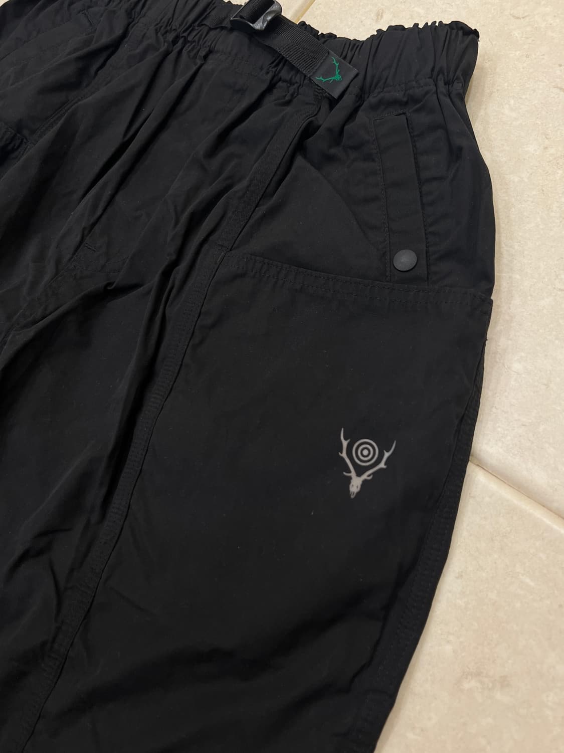 SOUTH2 WEST8(남이서팔) 벨티드 팬츠 블랙 S 상품이미지3