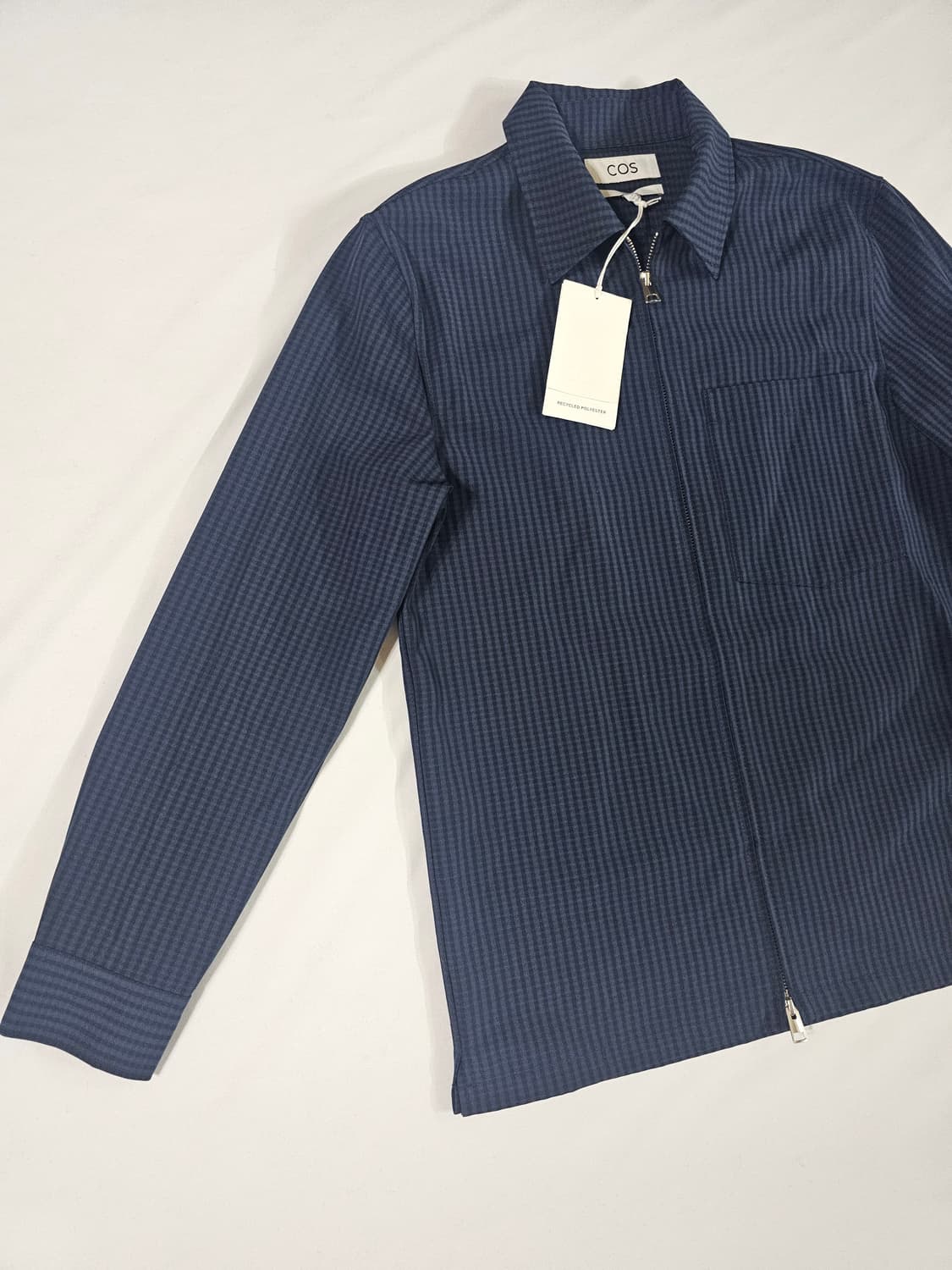 [새상품/XS] COS 코스 남성 릴렉스드 체크 셔츠 자켓 상품이미지2