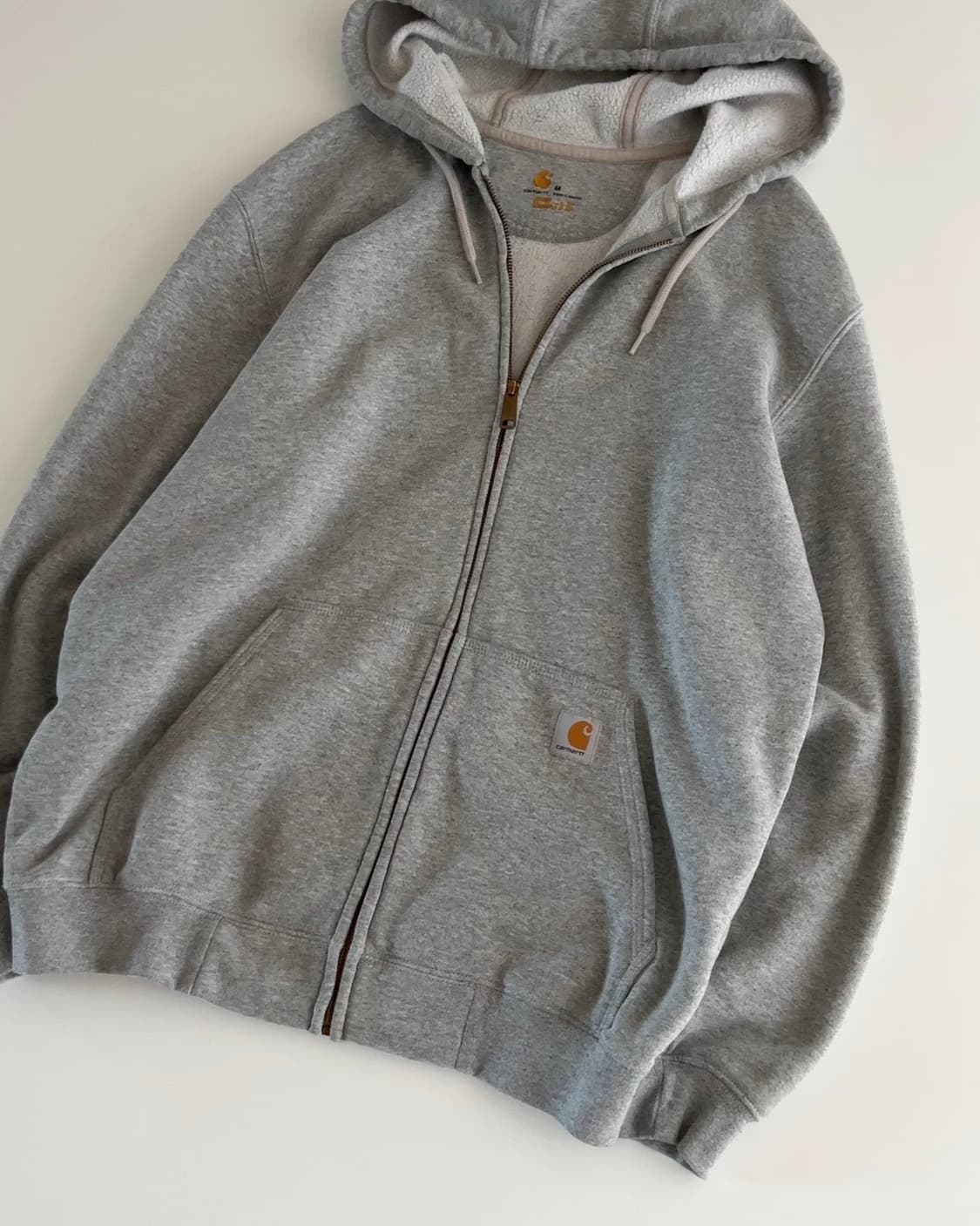 칼하트 그레이 후드집업 M 상품이미지2