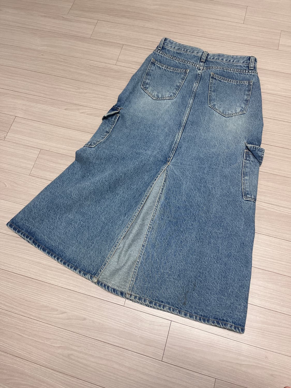 바온 카고 청롱스커트 상품이미지2