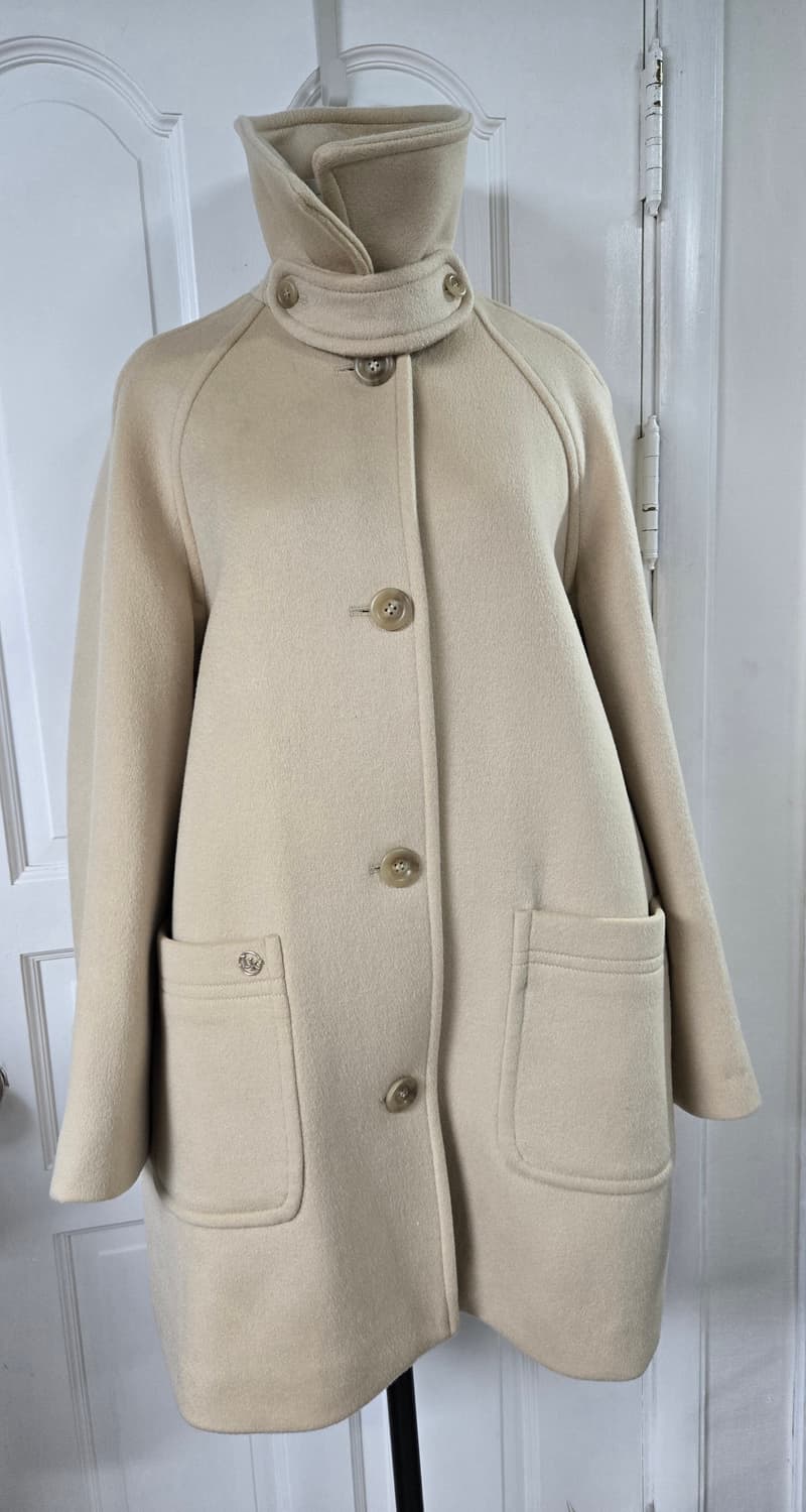 룩캐스트 버터 마리 하프 울코트 상품이미지5