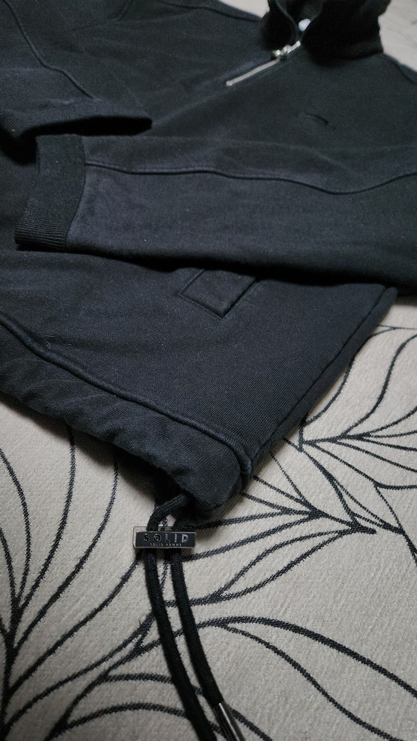 솔리드옴므 남성 하프집업 블랙 105 상품이미지2