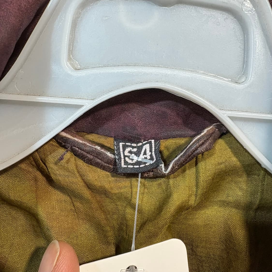 [54] VINTAGE 빈티지 가죽 블루종  상품이미지6