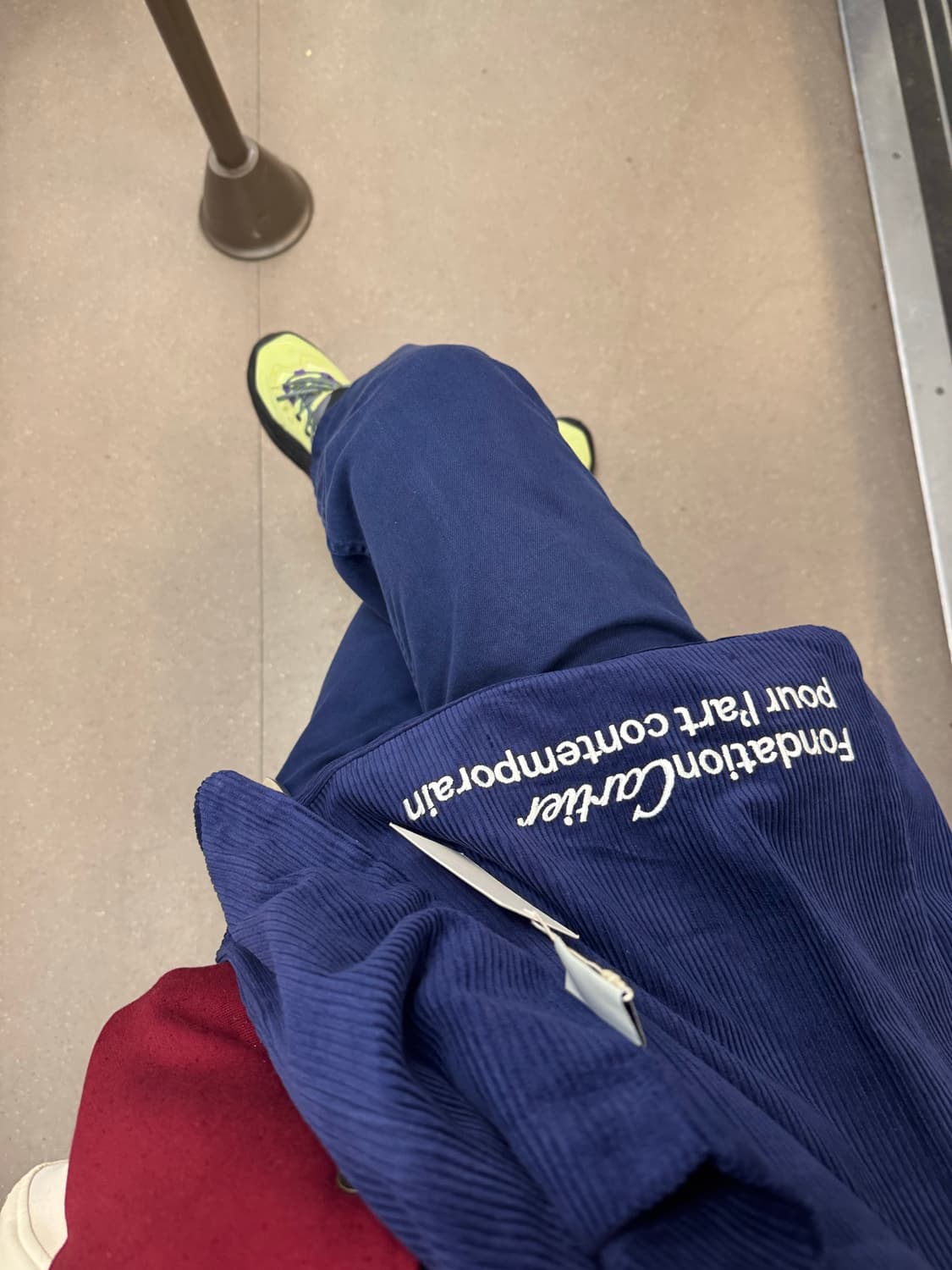 디키즈 프렌치 워크 팬츠 몰스킨 블루 상품이미지2