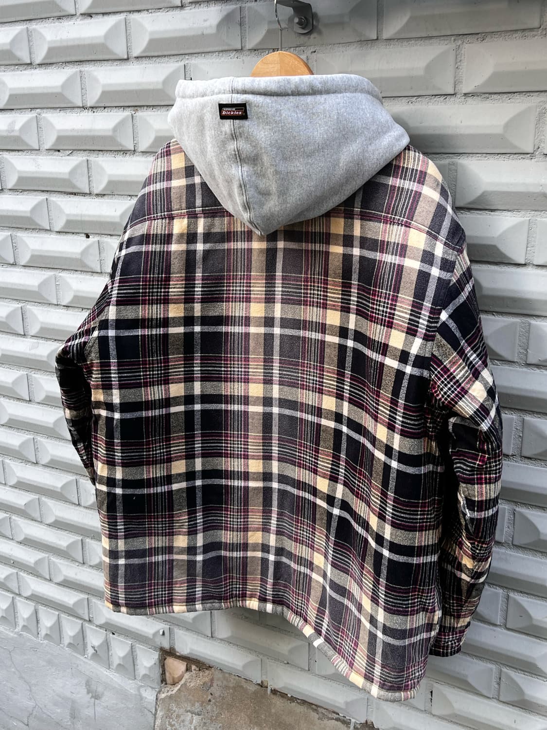 Supreme x Dickies Plaid Hooded Zip Up Sh 상품이미지4