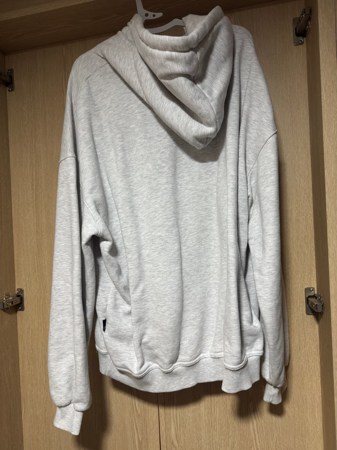 오트밀 기모 후디 2xl 상품이미지2