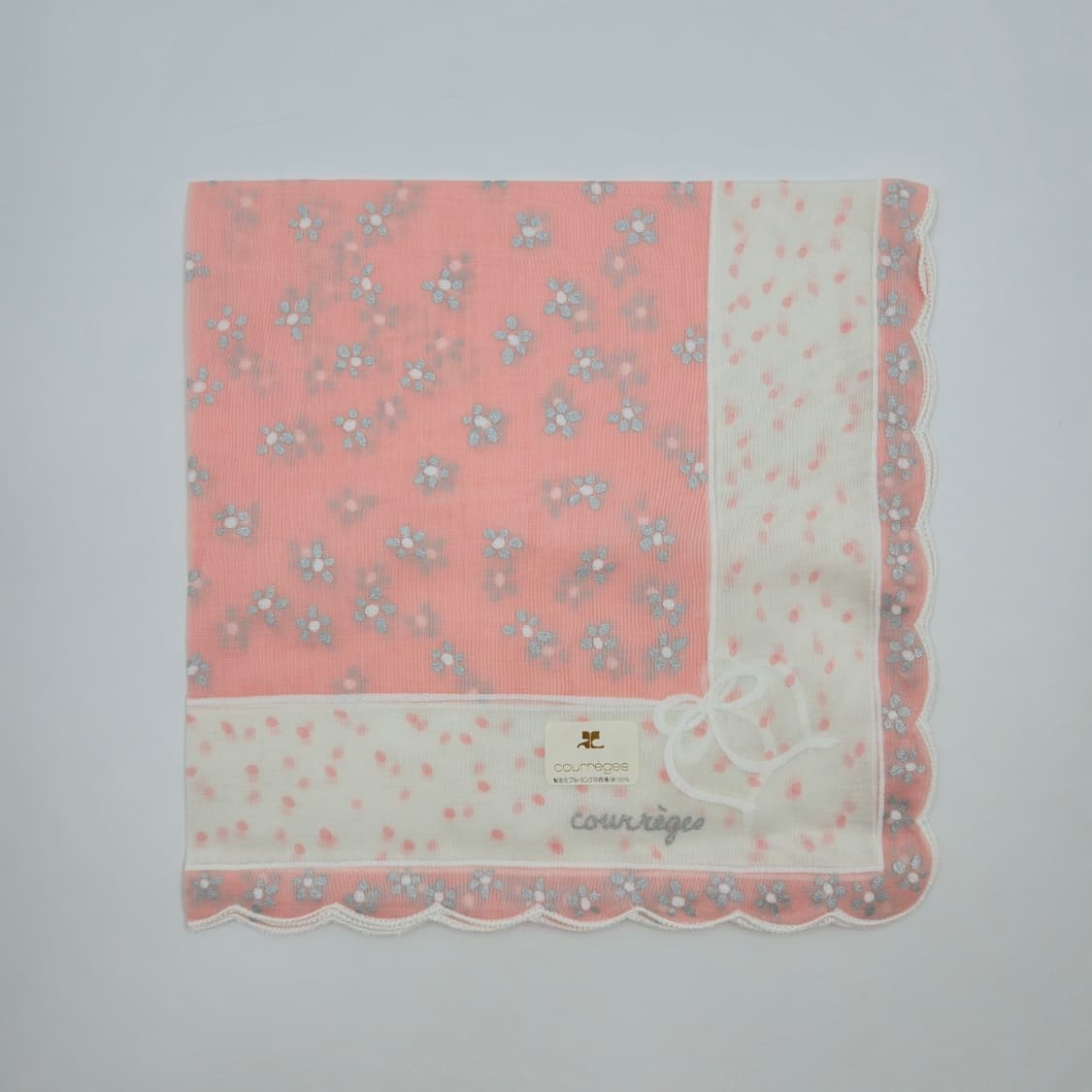 [새상품] courreges 꾸레쥬 손수건 스카프 - 3 상품이미지3