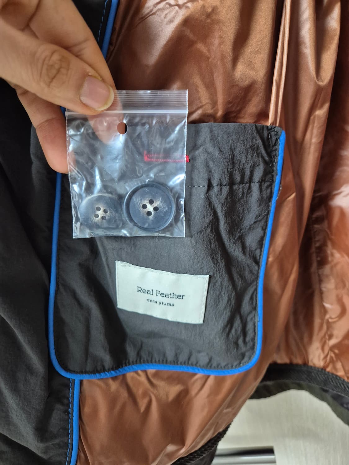 (21년) 새제품 헨리코튼 싱글코트 구스다운  카키 야상 점퍼 상품이미지7