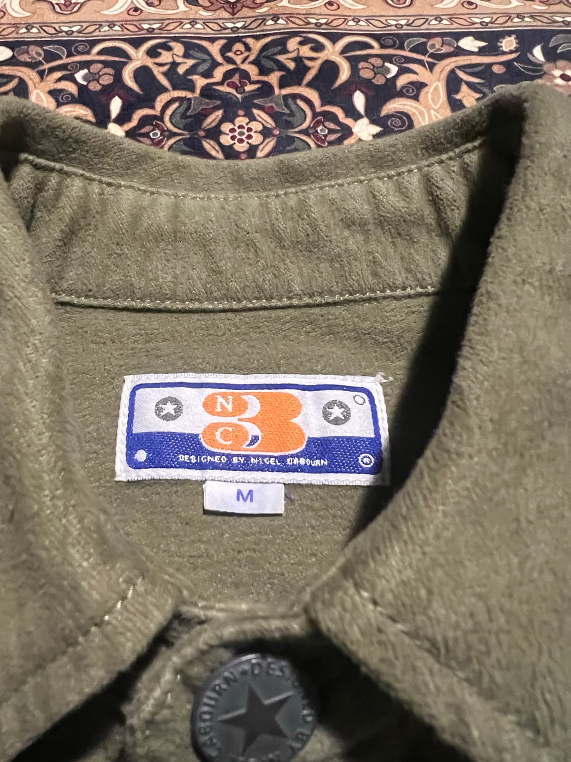 나이젤 카본 NCB 올리브 풀오버 워크 셔츠 상품이미지3