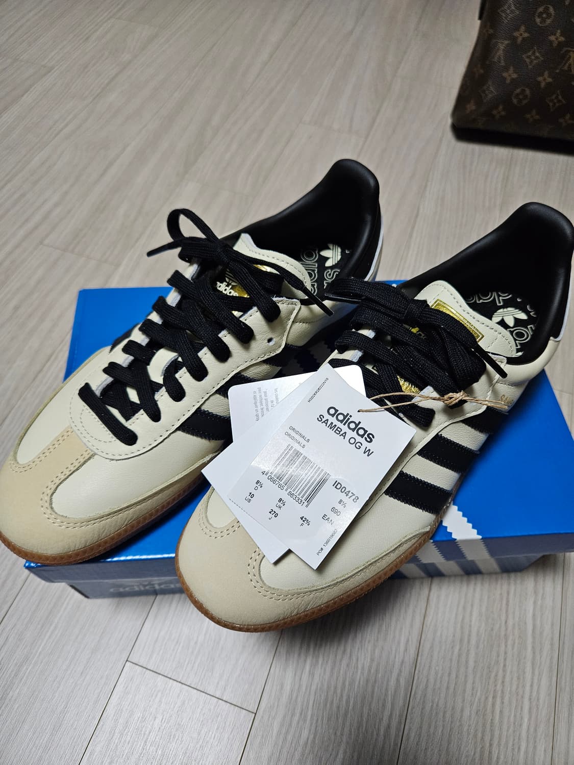 아디다스 삼바 OG 크림 블랙 270mm ID0478 상품이미지1