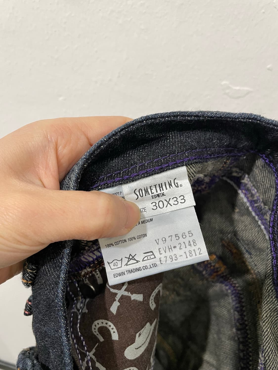 something by EDWIN 부츠컷 자수 데님 상품이미지10