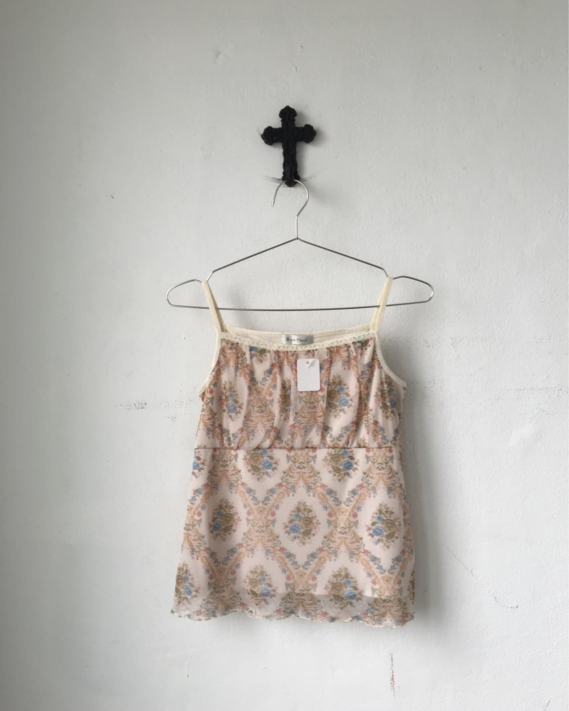 Rosa cheri ornament pattern sleeveless 상품이미지2