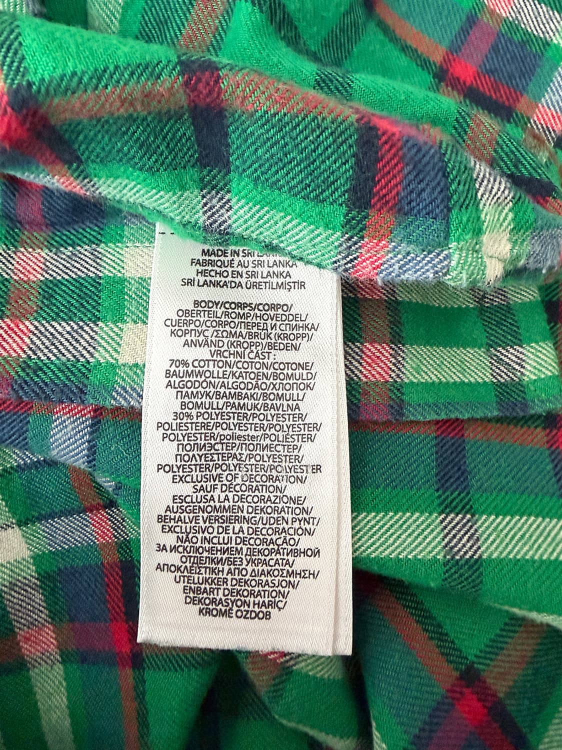 폴로 그린 체크셔츠 상품이미지6