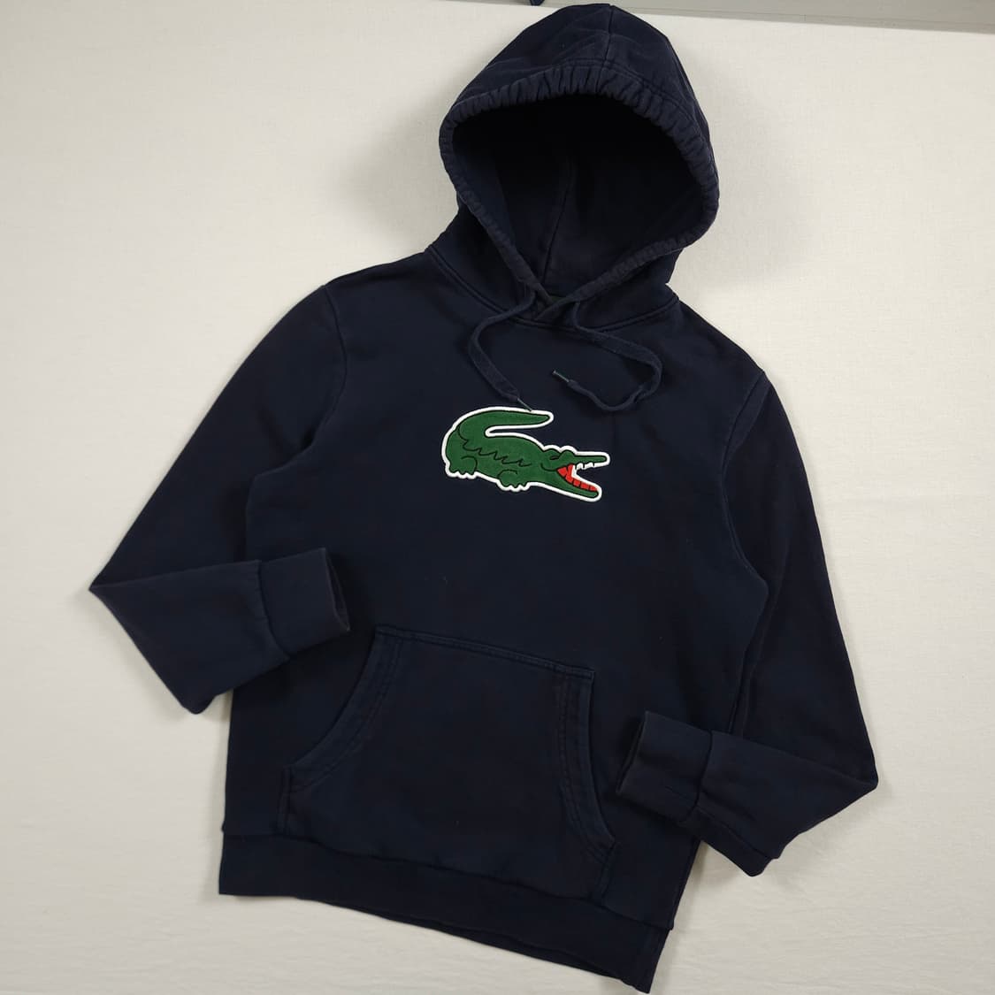 M(95) 라코스테 빅로고 후드티 네이비 상품이미지2