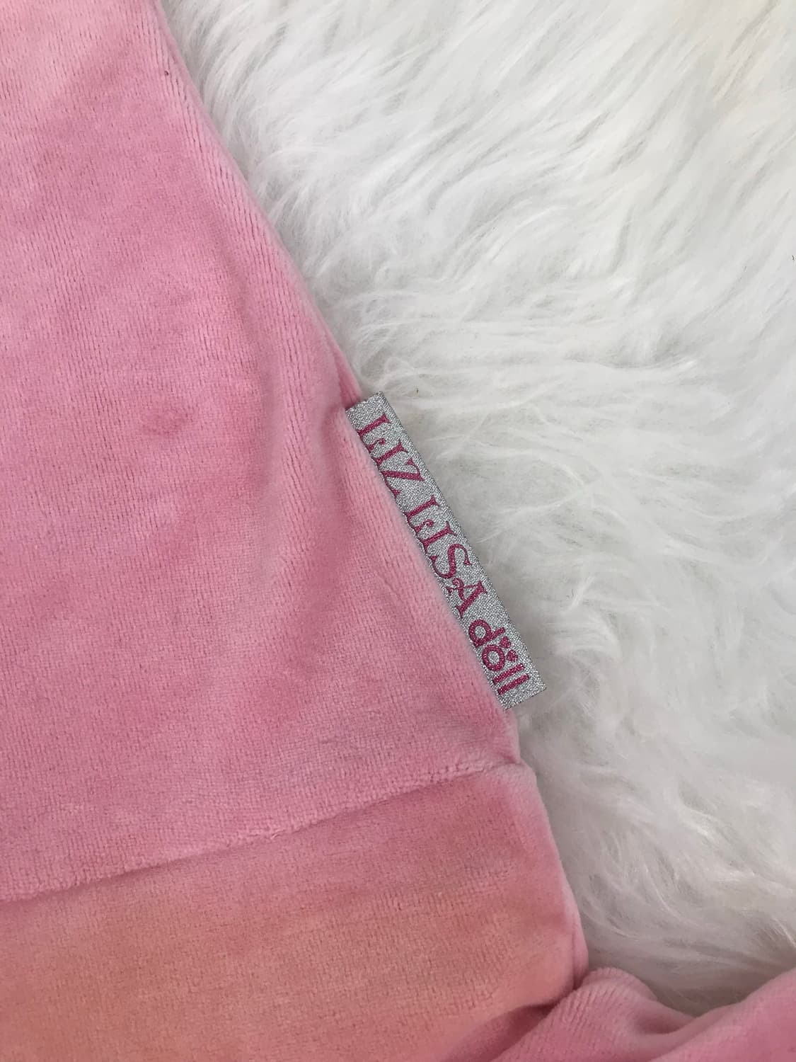 리즈리사 튜브탑 벨벳 딸기우유 원피스 y2k 오네히메갸루 연핑크 대대장급 상품이미지3