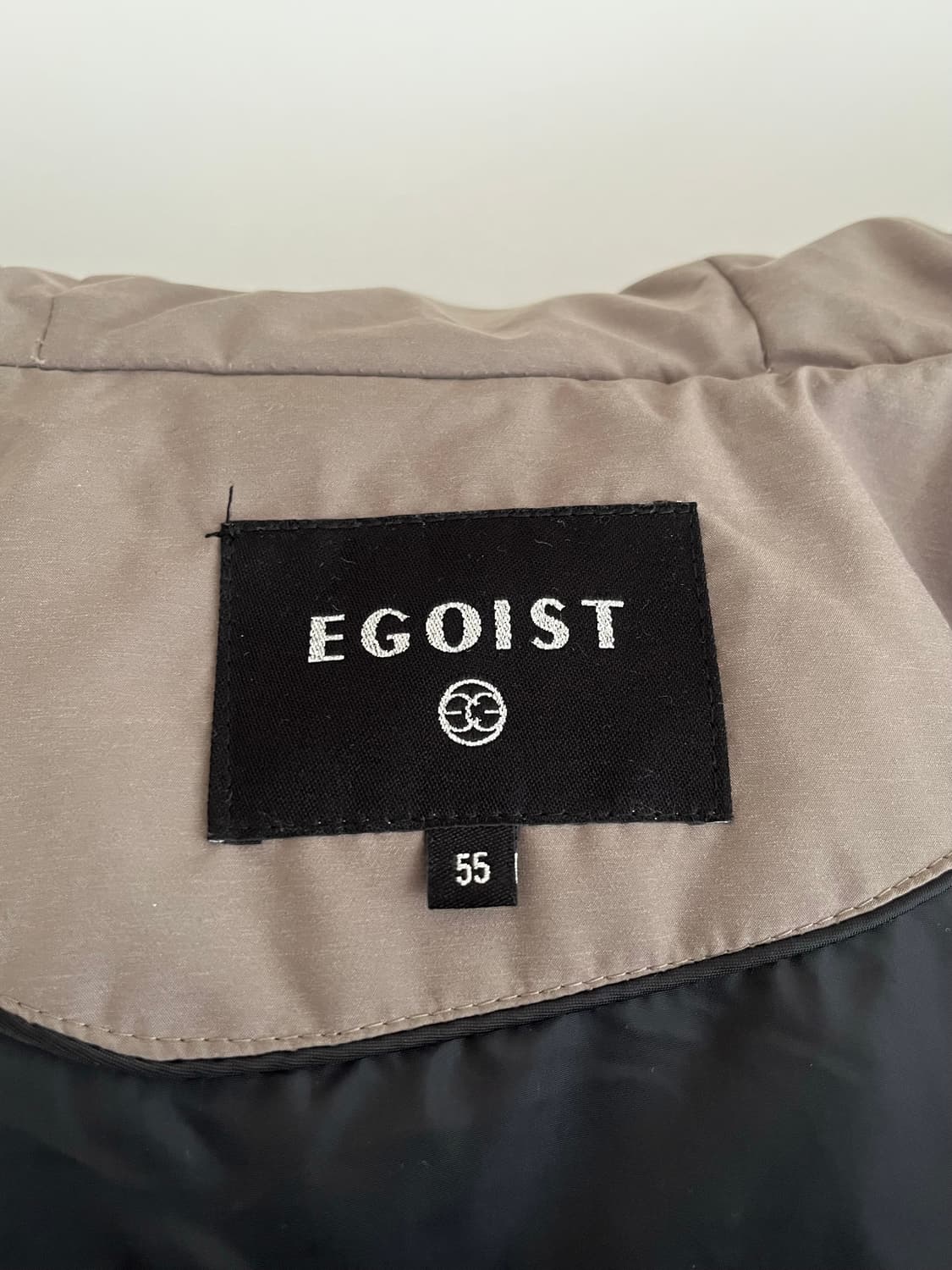 55) 에고이스트 덕다운 폭스퍼 패딩 베이지 상품이미지8