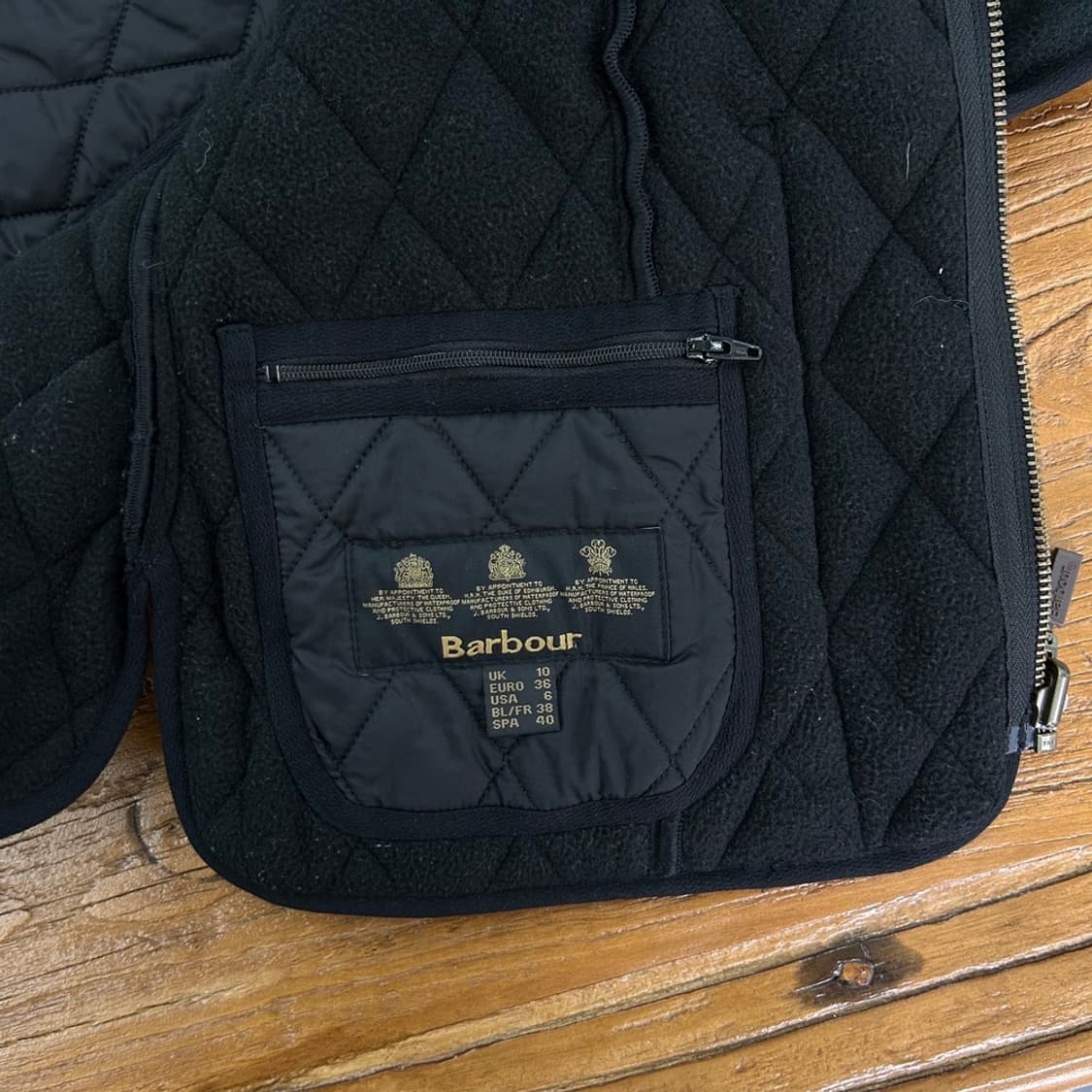 16011 - 바버 퀄팅 베스트 자켓 상품이미지5