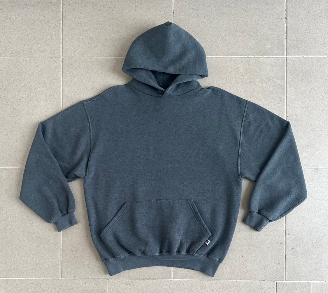 90s 빈티지 러셀 후드 다크그레이 L 상품이미지1