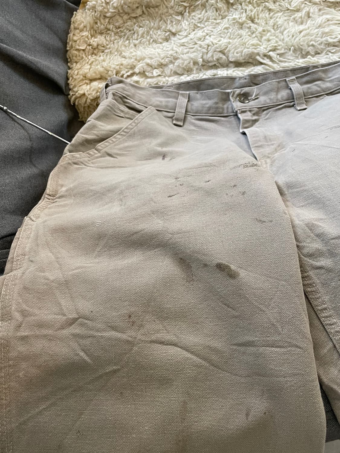 칼하트 베이지 카펜더 팬츠 상품이미지5