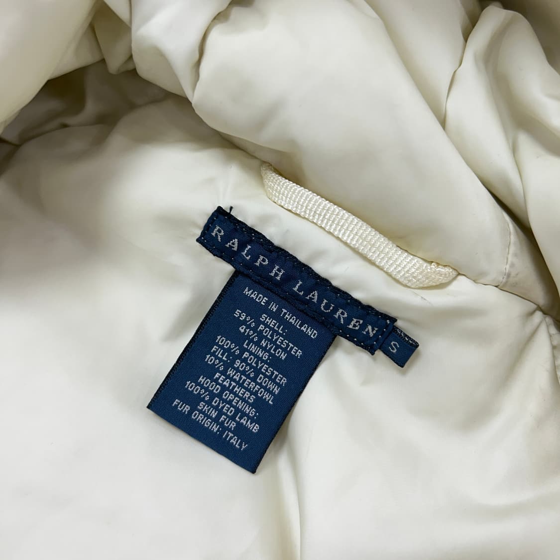 폴로 우먼스 N3B 아이보리 패딩(S) 상품이미지2