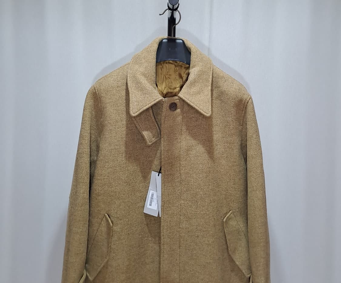 (새상품) LEMARD 르마드 머스타드 울 발마칸 롱 코트 L B78 상품이미지2