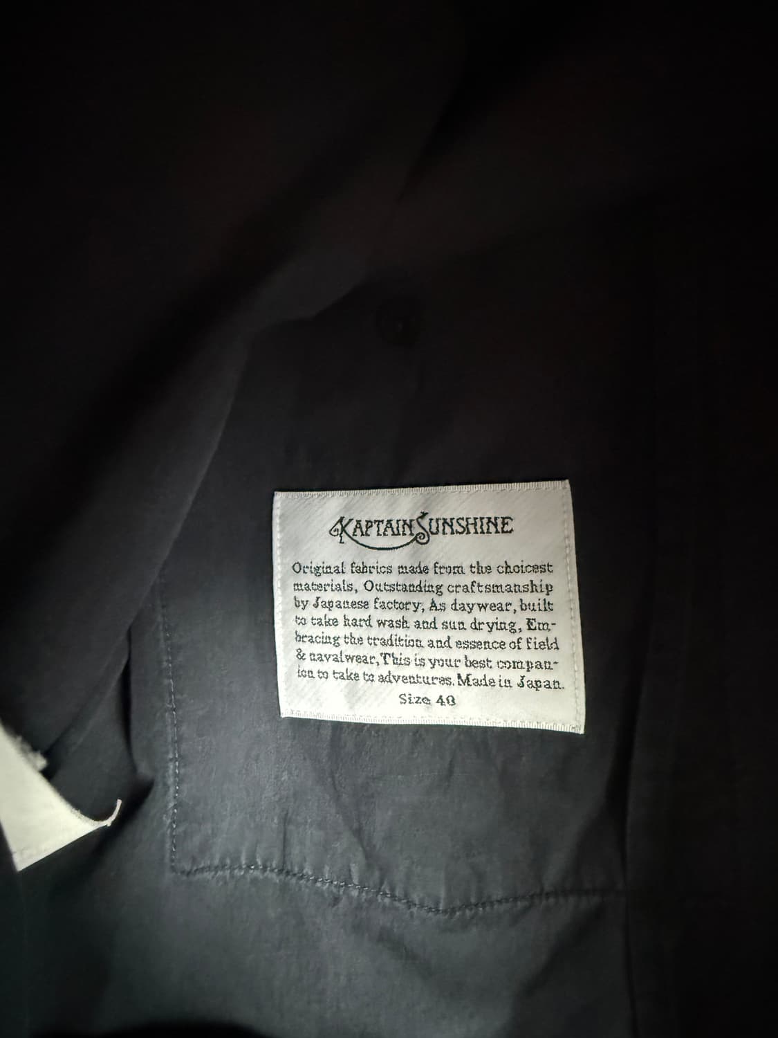 캡틴선샤인(KAPTAIN SUNSHINE) 반팔 셔츠(JAPAN) 상품이미지7