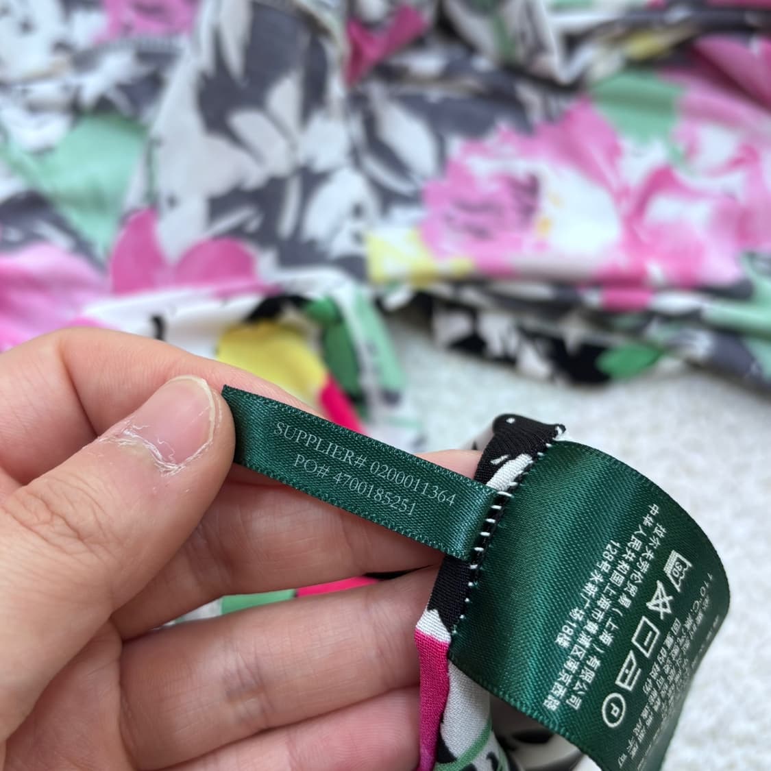 XS 랄프로렌 플로럴 민소매 원피스 0420E 상품이미지4