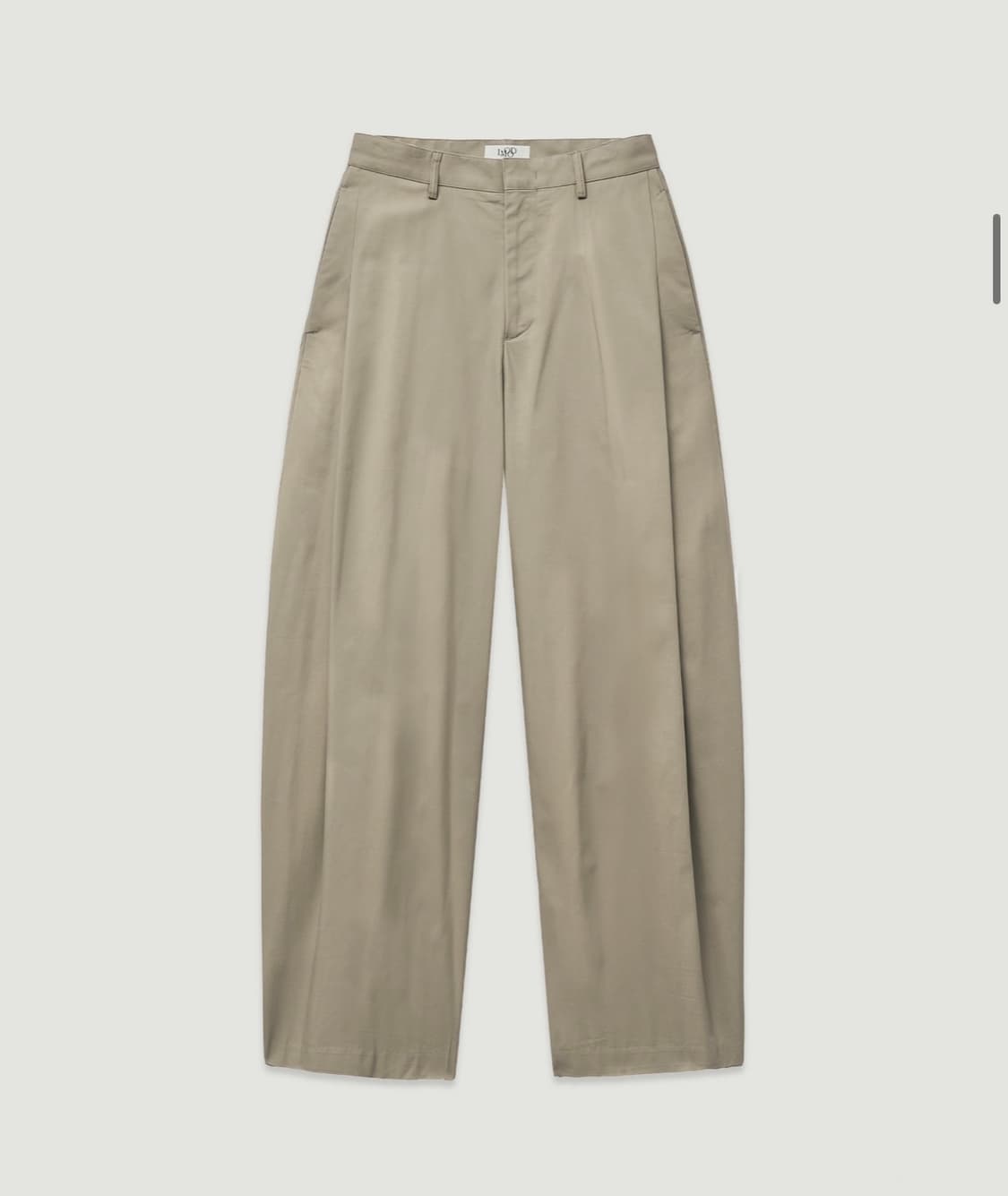 (새상품) 엘무드 - 팟 커브드 코튼 와이드 팬츠 상품이미지5