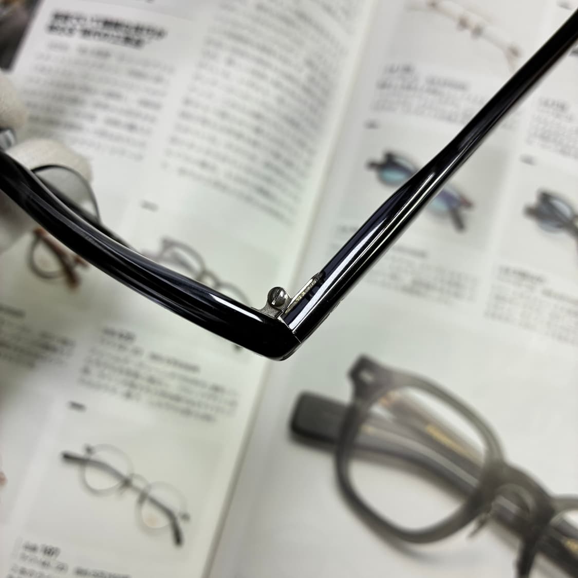 角矢甚治郎作 카도야 진지로 사쿠 일본 장인 셀룰로이드 뿔테 안경 상품이미지4