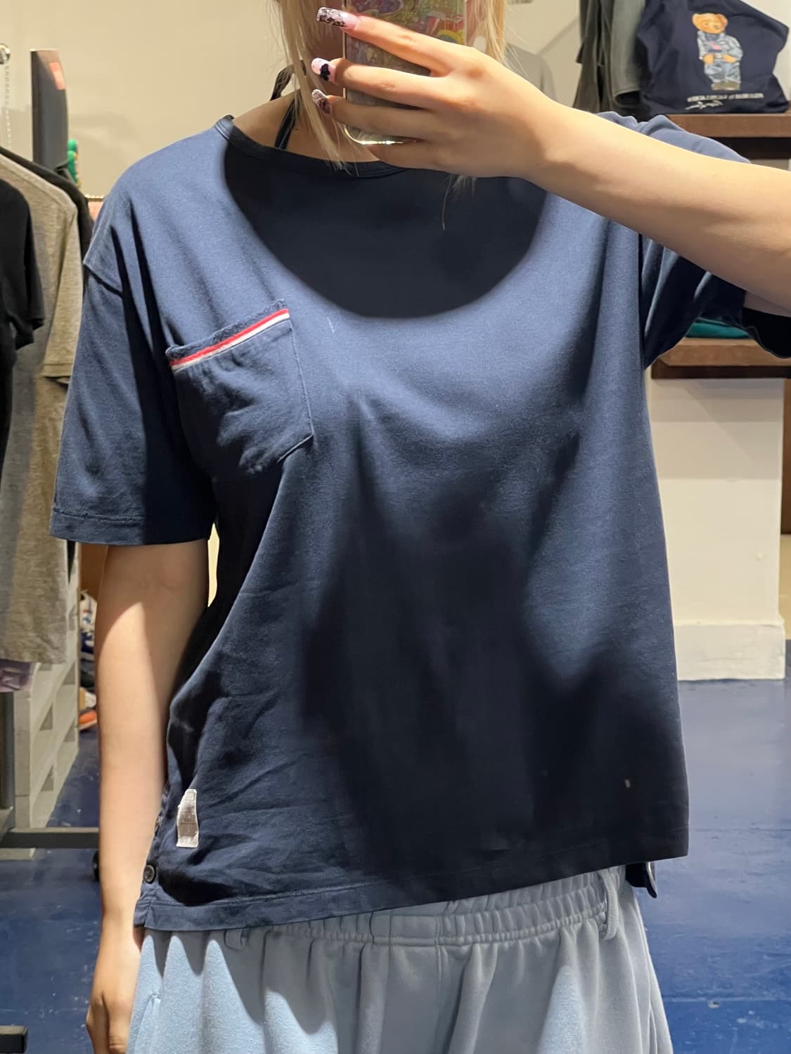 톰브라운 포켓 반팔티 상품이미지1