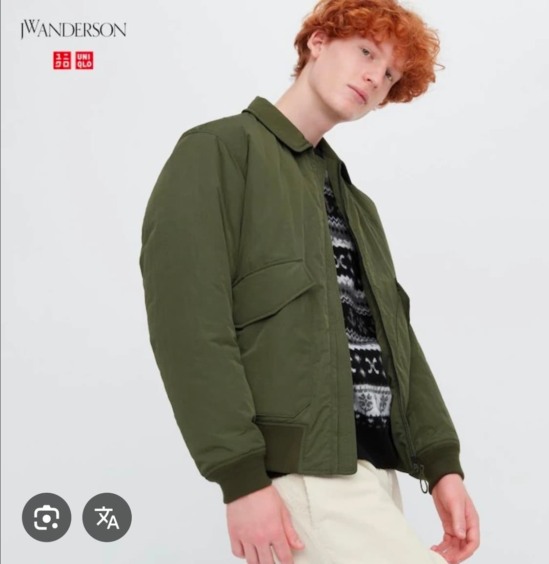 유니클로  x JW앤더슨  패디드 블루종
 L  상품이미지10