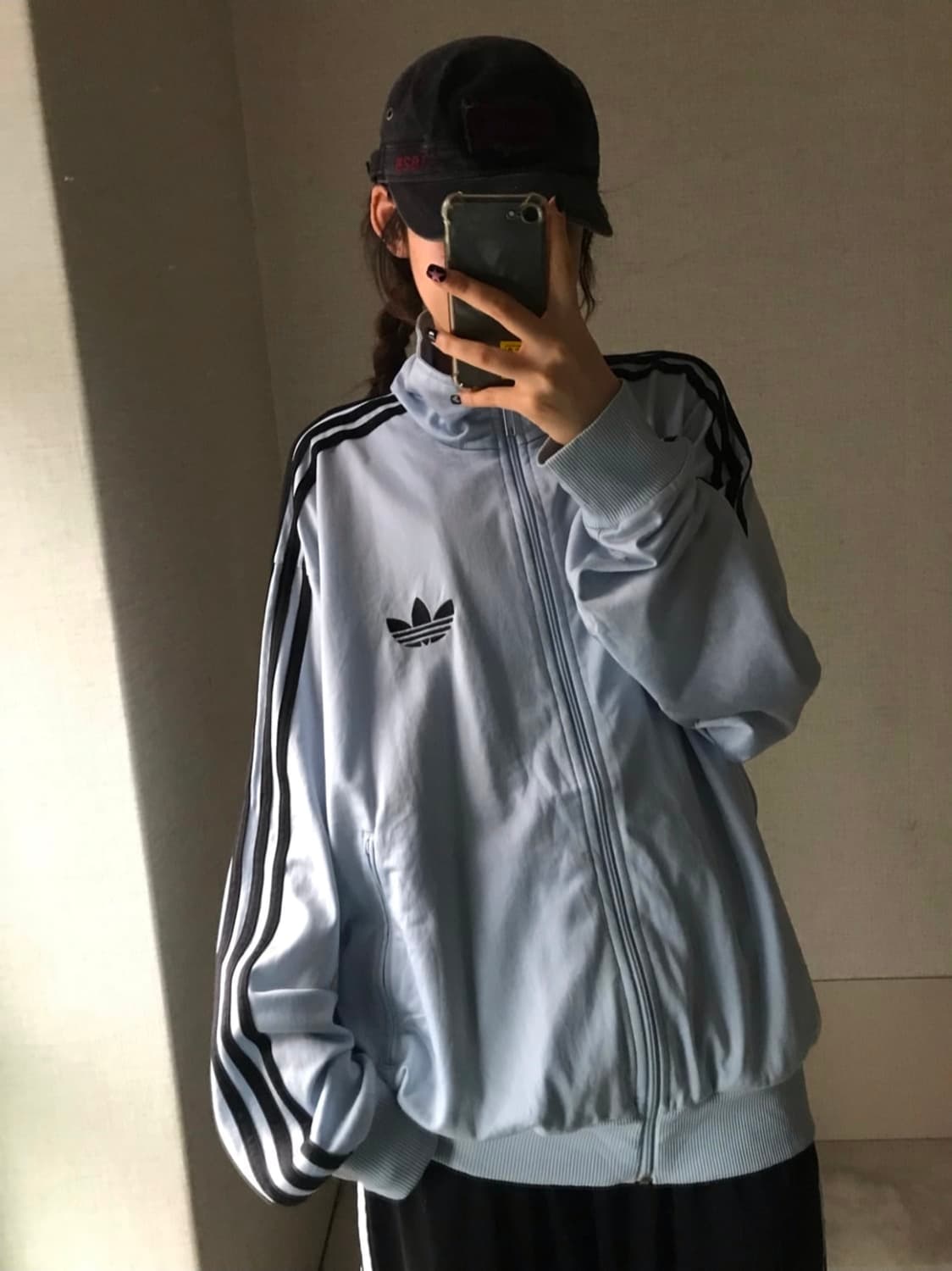 (판매) 아디다스 구파 져지 뮤트 하늘 스카이블루 구파이어버드 트랙탑 상품이미지2