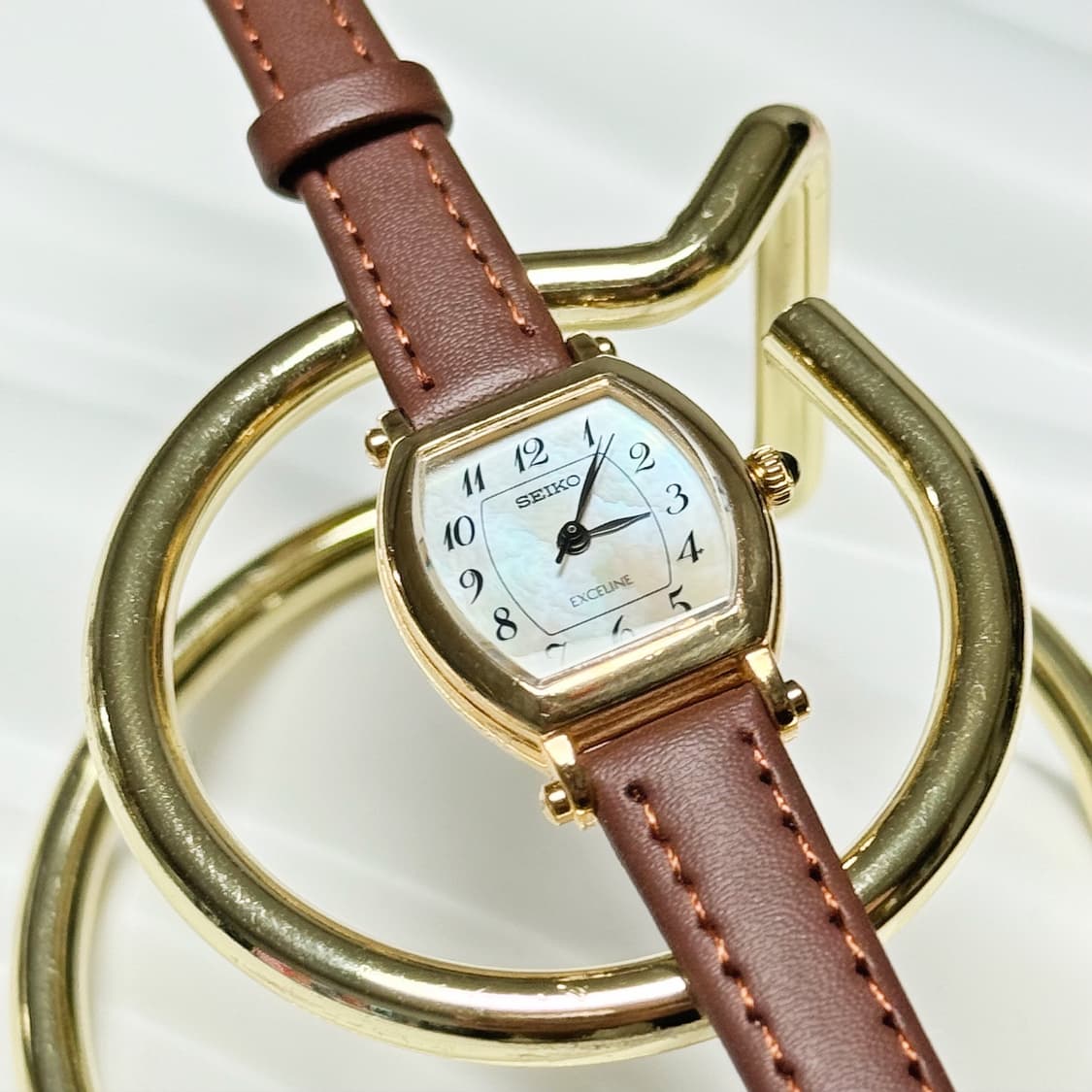 80's90's 세이코 빈티지 엑셀린 토노형 데일리 워치 상품이미지1